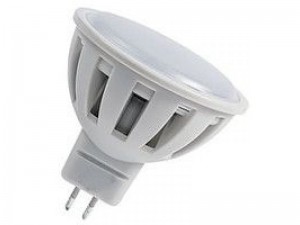 Лампа свд.5 Вт 230В GU5.3 d=51mm, термопластик, тёплый белый