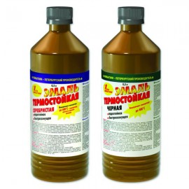 Эмаль термостойкая черная 0,5кг Эмаль термостойкая черная 0,5кг