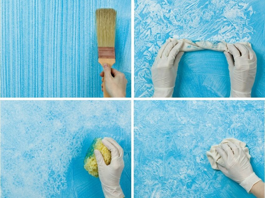 Как покрасить оштукатуренную стену