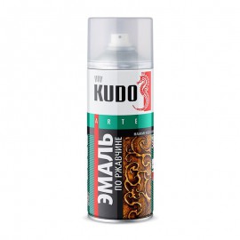 Эмаль молотковая KUDO 3005 серо-коричневая по ржавчине