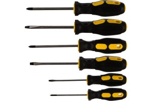 НАБОР STAYER ОТВЕРТКИ двухкомпонентная рукоятка, 6шт